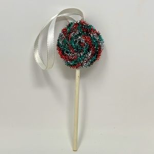 5” Vintage lollipop Christmas tree ornament